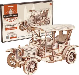 drewniane-puzzle-3d-modelowanie-zabytkowy-samochod