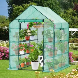 plastikowa-szklarnia-ogrodowa-z-12-polkami-143-x-143-x-195-cm