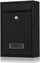 skrzynka-na-listy-z-galwanizowanej-stali-z-wizytownikiem-czarny
