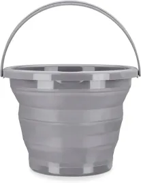 silikonowe-wiadro-skladane-10-l-kompaktowe-szare