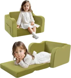 wygodna-sofa-dla-dzieci-w-wieku-1-4-lat-rozkladana-zielona