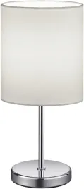 lampa-stolowa-z-metalu-i-chromu-abazur-z-tkaniny-bialy