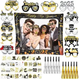 dekoracja-sylwestrowa-2025-nadmuchiwana-ramka-do-zdjec-okulary-tatuaze