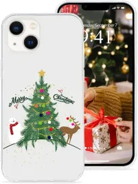 swiateczne-etui-iphone-14-plus-przezroczysty-miekki-silikonowy-wzor