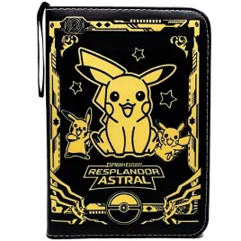 album-pokemon-400-kart-pikachu-czarny-zloty-segregator-etui-zamek