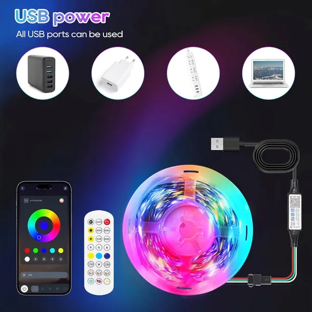 tasma-led-rgbic-1m-bluetooth-usb-pilot-dlugosc-1-m