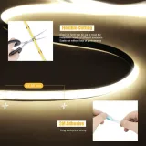tasma-led-cob-2m-4000k-24v-sciemnialna-z-pilotem-moc-1-w