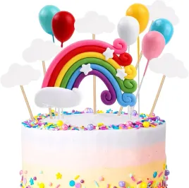 dekoracje-na-tort-teczowe-balony-i-chmury-zestaw-12-elementow