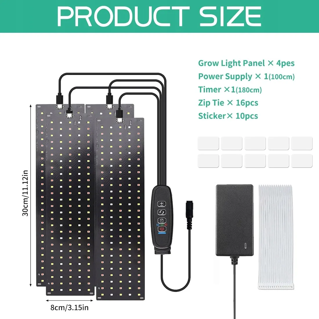 lampa-led-do-roslin-540-diod-panel-4-szt-timer