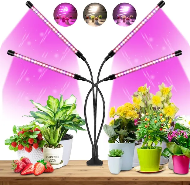lampa-led-do-roslin-80-diod-timer-4-ramiona