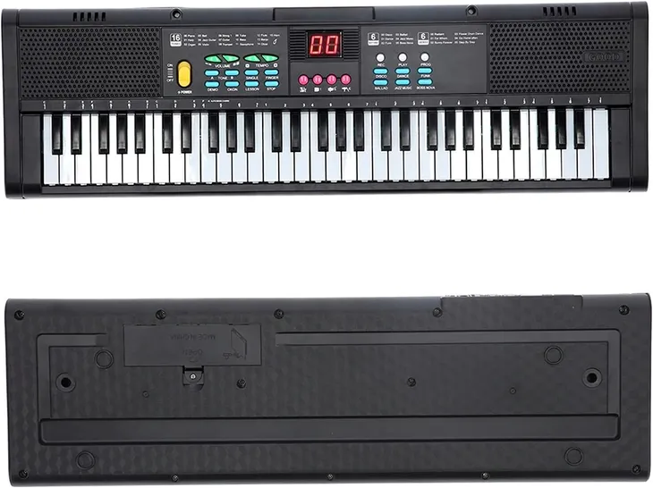 KEYBOARD PIANINO 61 KLAWISZY USB MIKROFON GŁOŚNIKI