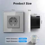gniazdko-scienne-wifi-szklane-schuko-16a-smart-stan-nowy