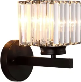 lampa-scienna-krysztalowa-e27-retro-czarna-kinkiet