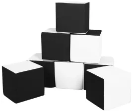 szesciany-zestaw-8-klockow-piankowych-kolor-czarny-bialy