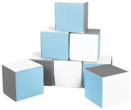 szesciany-zestaw-8-klockow-piankowych-kolor-bialy-jasnoniebieski-szary