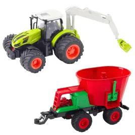 zielony-traktor-rolniczy-z-siewnikiem-i-chwytakiem-obrotowym-zdalnie-sterow