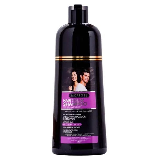 MORFOSE SZAMPON KOLORYZUJĄCY SPEEDY HAIR NATURAL BLACK DO WŁOSÓW 420 ML