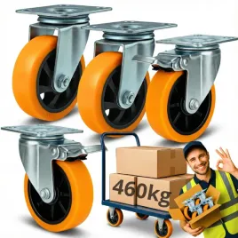 kola-kolka-100mm-obrotowe-z-hamulcem-zestaw-4szt-460kg-przemyslowe-mocne-pu
