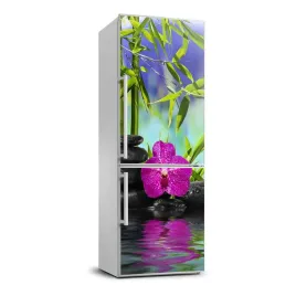 naklejka-samoprzylepna-okleina-orchidea-i-bambus