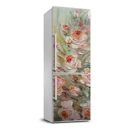 naklejka-samoprzylepna-okleina-na-lodowke-roze