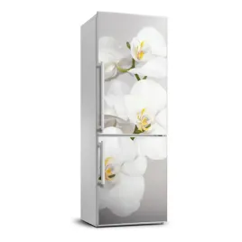 nalepka-naklejka-fototapeta-lodowke-biala-orchidea