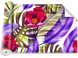 fototapeta-samoprzylepna-kwiaty-liscie-416x254
