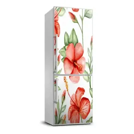okleina-okleina-lodowke-tropikalne-kwiaty-70x190