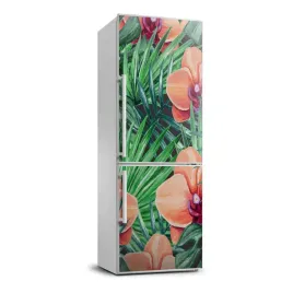 okleina-okleina-lodowke-orchidea-i-palmy-70x190