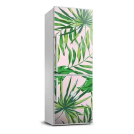 okleina-okleina-lodowke-tropikalne-liscie-70x190