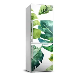 okleina-okleina-lodowke-tropikalne-liscie-70x190