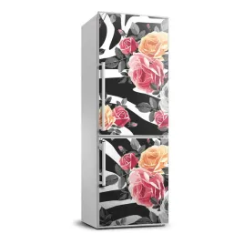 okleina-samoprzylepna-na-lodowke-roze-zebra-70x190