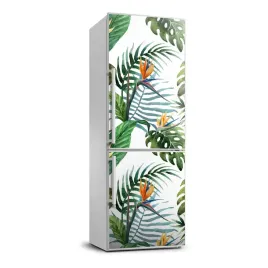okleina-okleina-lodowke-tropikalne-liscie-70x190