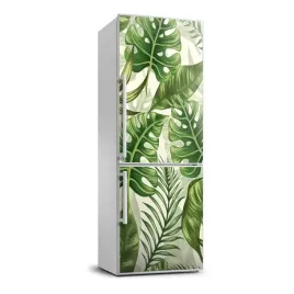 okleina-okleina-lodowke-tropikalne-liscie-70x190