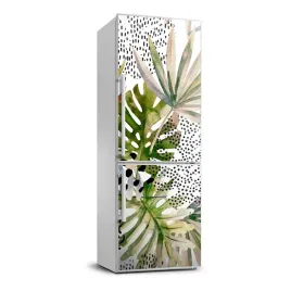 okleina-okleina-lodowke-tropikalne-liscie-70x190