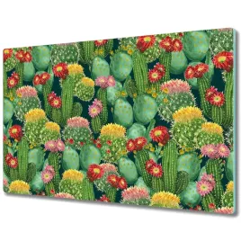 szklana-deska-do-krojenia-kwitnace-kaktusy-80x52cm