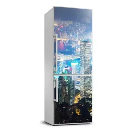tapeta-samoprzylepna-lodowke-hong-kong-noca-70x190
