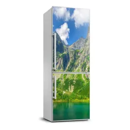 naklejka-fototapeta-na-lodowke-jezioro-w-gorach