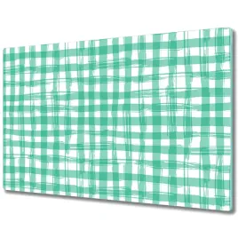 duza-deska-kuchenna-ze-szkla-zielona-krata-80x52cm