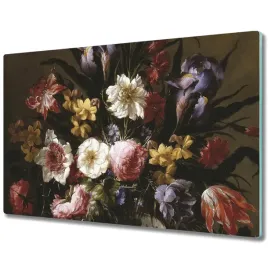 oslona-na-kuchenke-bukiet-kwiatow-sztuka-80x52-cm
