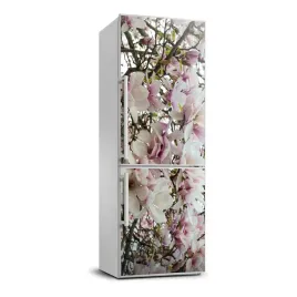 foto-naklejka-tapeta-lodowke-kwiaty-magnolii