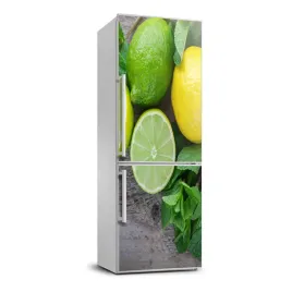 foto-naklejka-na-lodowke-limonki-i-cytryna