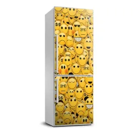 fototapeta-samoprzylepna-na-lodowke-emotikony