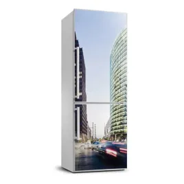 fototapeta-samoprzylepna-na-lodowke-drapacze-chmur