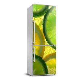 foto-naklejka-na-lodowke-limonka-i-cytryna-70x190