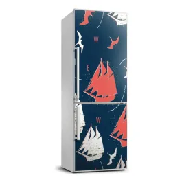 foto-naklejka-skin-lodowke-statki-70x190