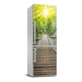 naklejka-fototapeta-na-lodowke-most-wiszacy-70x190