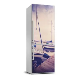 fototapeta-samoprzylepna-na-lodowke-jachty-70x190