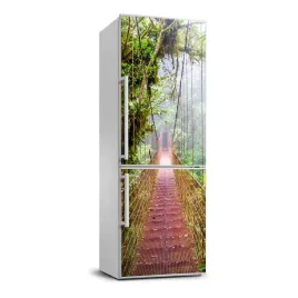 naklejka-fototapeta-na-lodowke-most-wiszacy-70x190