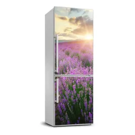 naklejka-fototapeta-na-lodowke-pole-lawendy-70x190