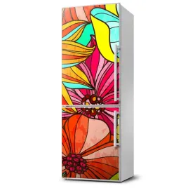 foto-magnes-na-lodowke-kolorowe-kwiaty-60x180